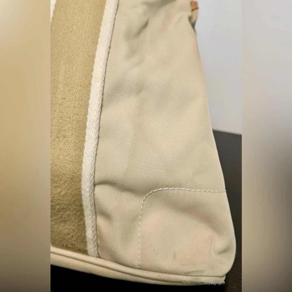 Coach Vintage Hampton Tote Handbag | Y2K Nylon & Leather | Authentic - Picture 9 of 11